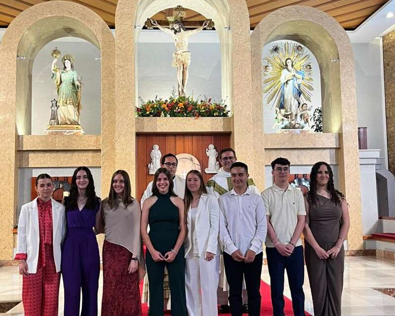Celebració de dos Sagraments en la Parròquia de Santa Bàrbara