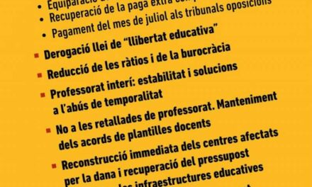 STEPV crida a la vaga general del 29 de maig