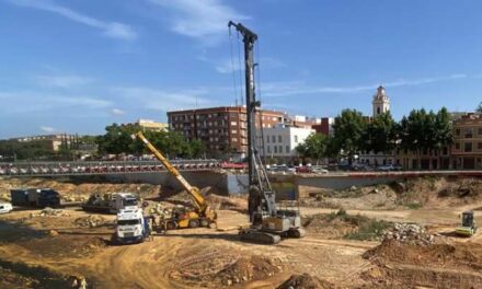 En marxa les obres de reconstrucció d’una de les passarel·les de Picanya destrossada per la dana