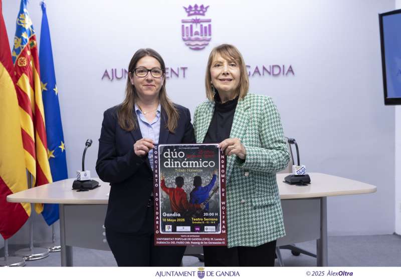 Gandia acull un concert solidari en homenatge al Dúo Dinámico per la investigació del Síndrome de Wolfram