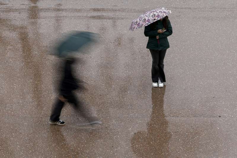 Alerta taronja per tempestes i fortes pluges aquest dijous en la Comunitat Valenciana