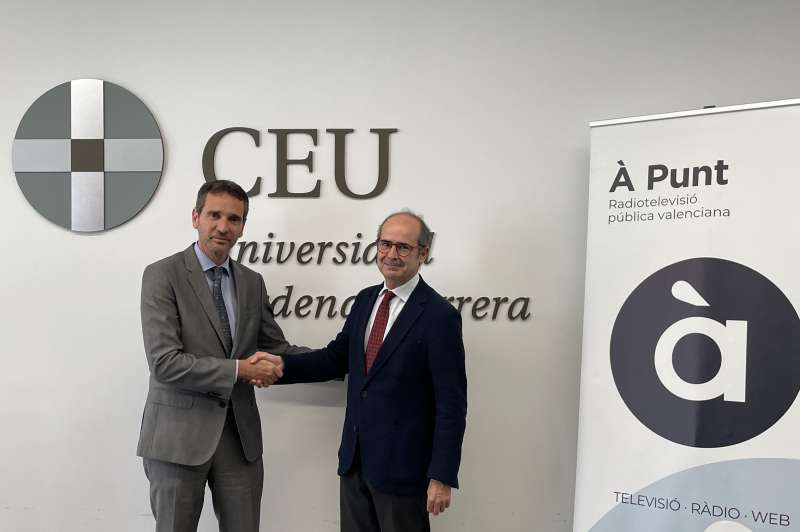 À Punt i la CEU UCH renoven el compromís per a pràctiques d’alumnat i transferència tecnològica