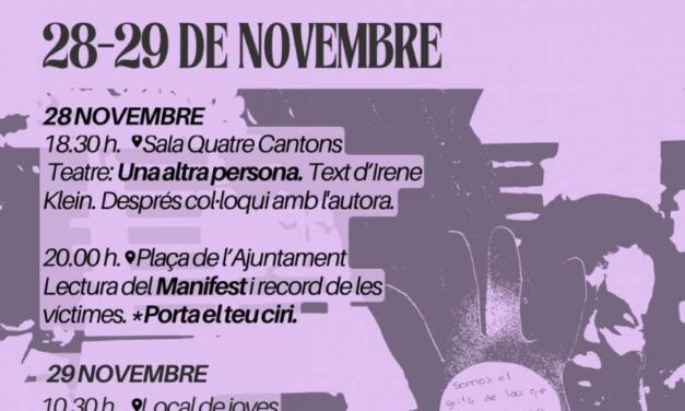 Vilafamés reivindica el 25N amb un programa de reflexió i denúncia