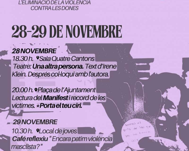 Vilafamés reivindica el 25N amb un programa de reflexió i denúncia