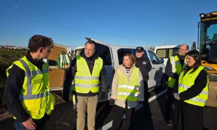 La Diputació de València finança amb 700.000 euros les obres de millora de la carretera de Sollana al Romaní