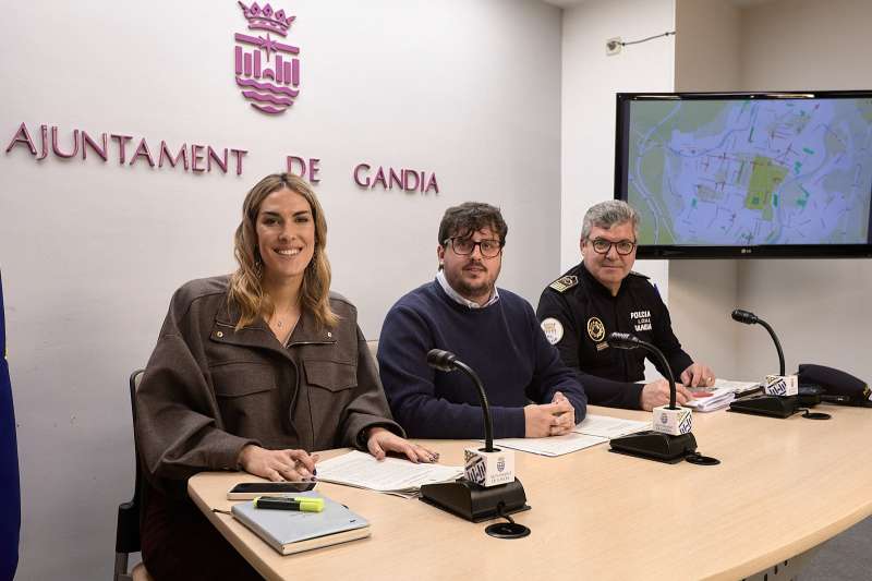 Gandia limita la música nocturna i activa un pla especial de mobilitat per a les Falles 2026